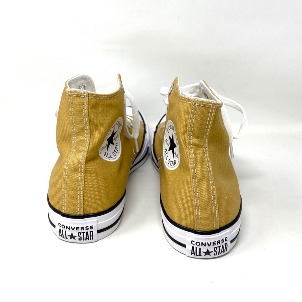 Converse All Star Chuck Taylor High Top Women Gold Dart Canvas Sneakers A04839C - Picture 6 of 9